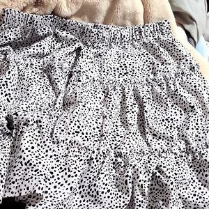 Black and White Skirt